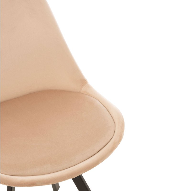 Chaise contemporaine en velours ESSAOUIRA