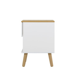 Table de chevet 1 tiroir en bois ZINO