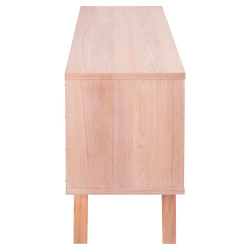 Buffet 160cm style contemporain en bois CHARLENE