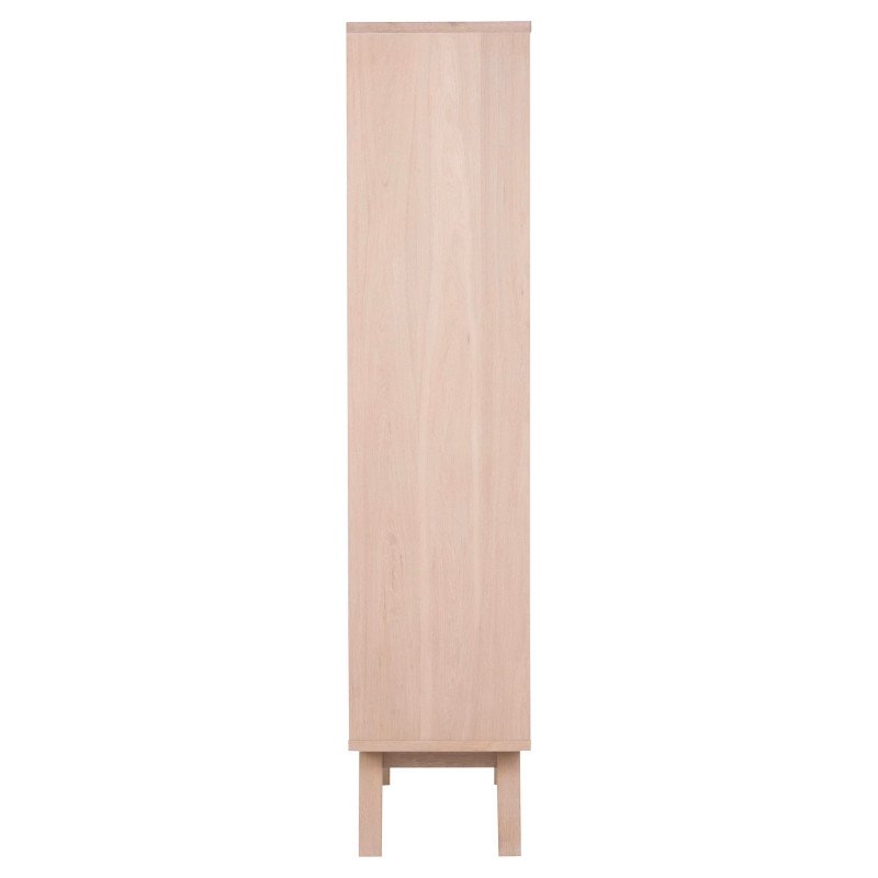 Buffet haut vitré en bois de chêne 190cm LINA