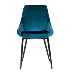 Lot de 2 chaises velours- ZAIPO