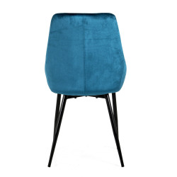 Lot de 2 chaises velours- ZAIPO
