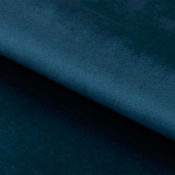 Fauteuil tendance en velours bleu foncé RAMZO