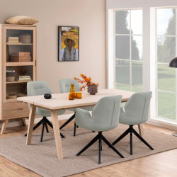 Table à manger en bois 200x96cm LINA