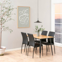 Table à manger design 4 personnes WILLA