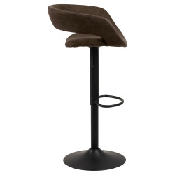 Lot de 2 tabourets de bar confortables en tissu GRADE