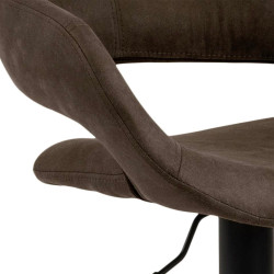 Lot de 2 tabourets de bar confortables en tissu GRADE