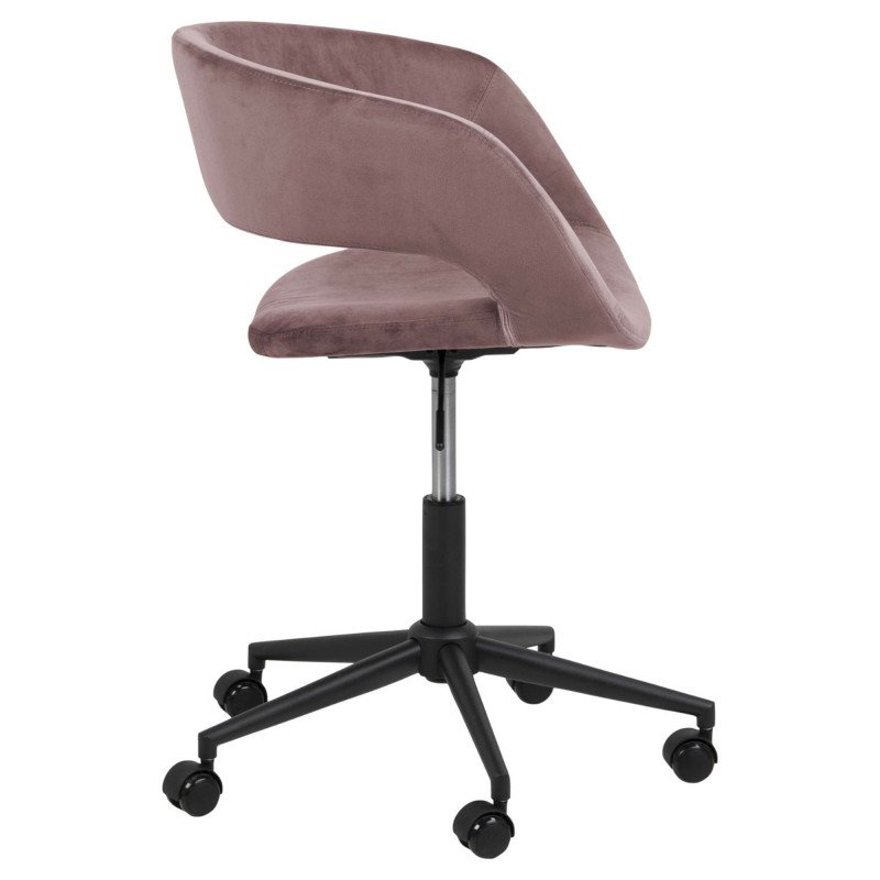 Chaise de bureau moderne en velours GRADE