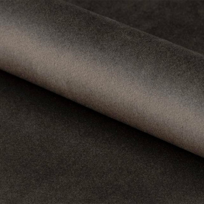 Fauteuil pivotant en velours matelassé gris foncé MONTMARTRE