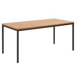 Table à manger 160x80cm en bois et métal SEA