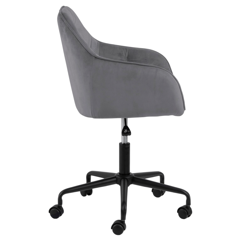 Chaise de bureau confortable en velours BROKEN