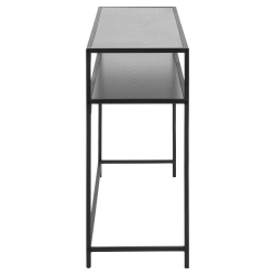 Console contemporaine en bois et métal noir SEA