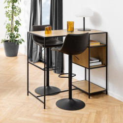 Lot de 2 tabourets de bar en simili ORIGO