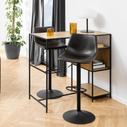 Lot de 2 tabourets de bar en simili ORIGO