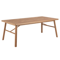 Table à manger moderne en bois massif GALO