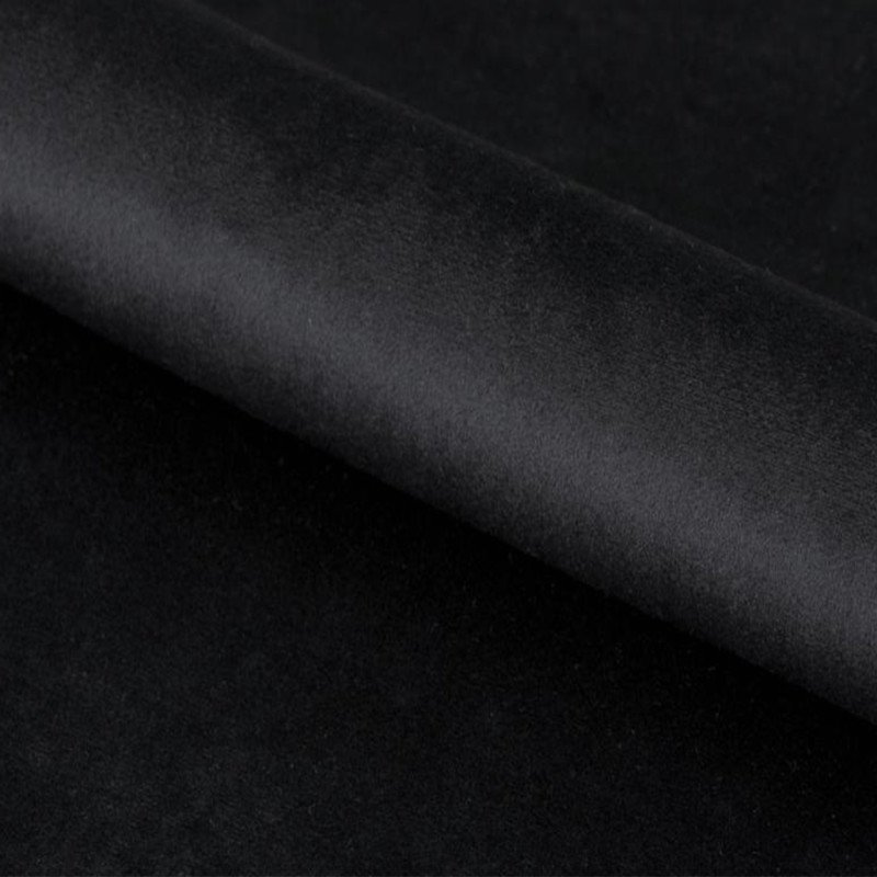 Lot de 2 chaises design en velours noir FEMAL