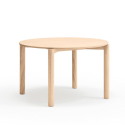 Table à manger ronde 120 cm en bois ATLAS