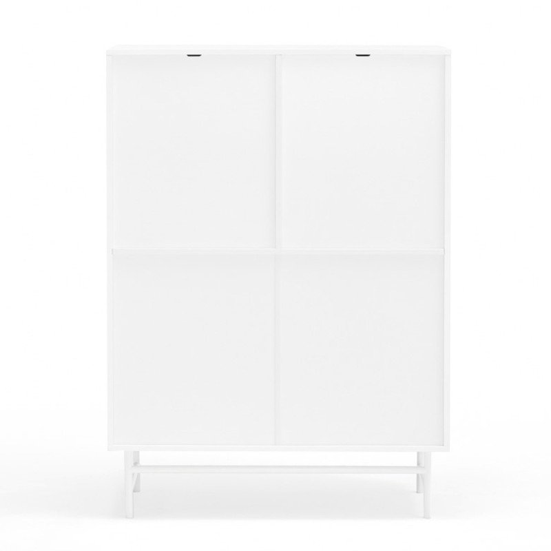 Buffet haut 2 portes en métal perforé PUNTO