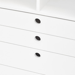 Buffet haut 2 portes en métal perforé PUNTO
