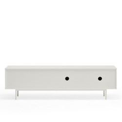 Meuble TV 3 tiroirs 180cm en bois et métal SIERRA