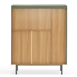 Buffet haut en bois et métal 3 portes ARISTA