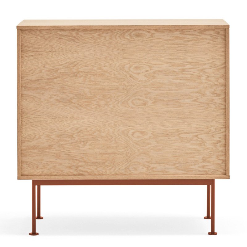 Commode tendance 4 tiroirs en bois et métal YOKO