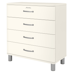 Commode style rétro 4 tiroirs 86cm MALIBU