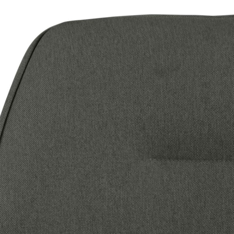 Chaise salle à manger avec accoudoirs en tissu AURORE