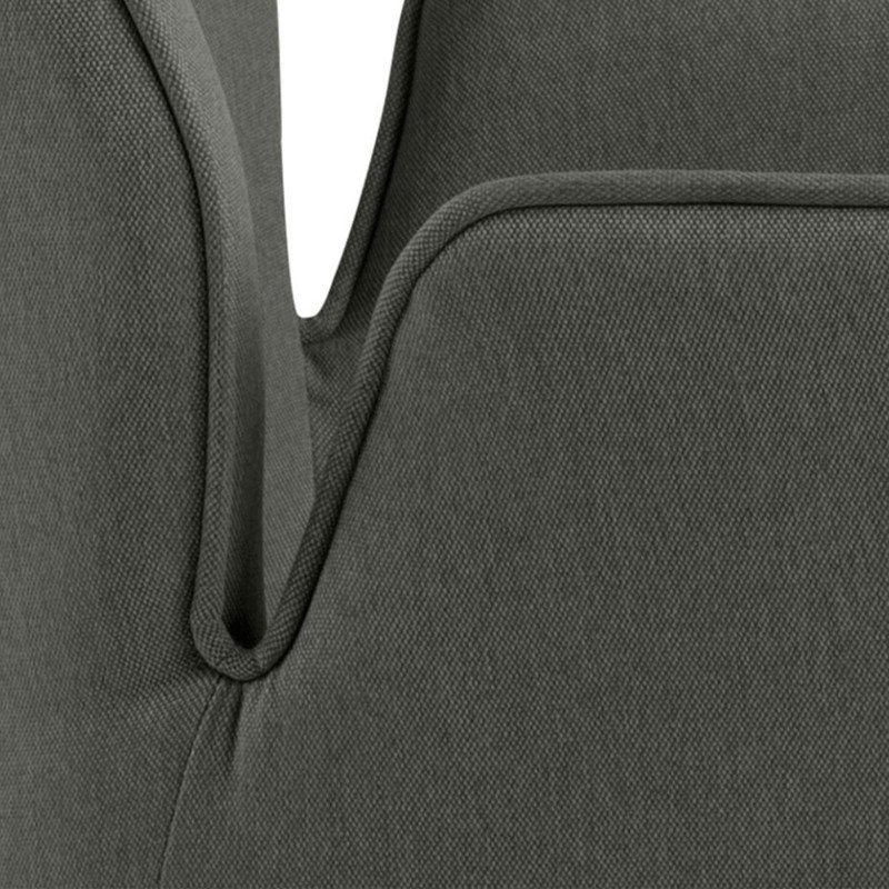Chaise salle à manger avec accoudoirs en tissu AURORE