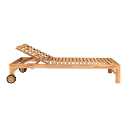 Transat en bois teck 200cm SUN
