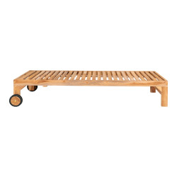 Transat en bois teck 200cm SUN