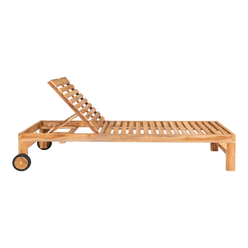 Transat en bois teck 200cm SUN