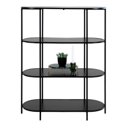 Etagère ovale avec 4 tablettes et contour en métal GIVAUDE