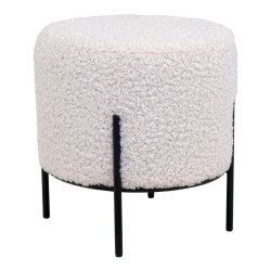Pouf tendance en fausse fourrure FLUFFY