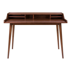 Bureau vintage en bois de noyer 120cm NOYELLE