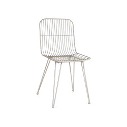 Chaise en metal design LOMAR