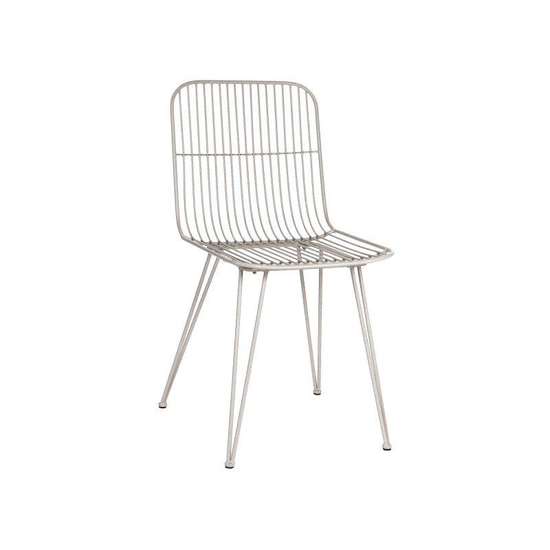 Chaise en metal design LOMAR