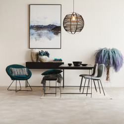 Chaise en velours design LOMER