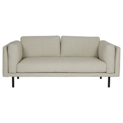 Canapé 2 places en tissu beige LIPOUR