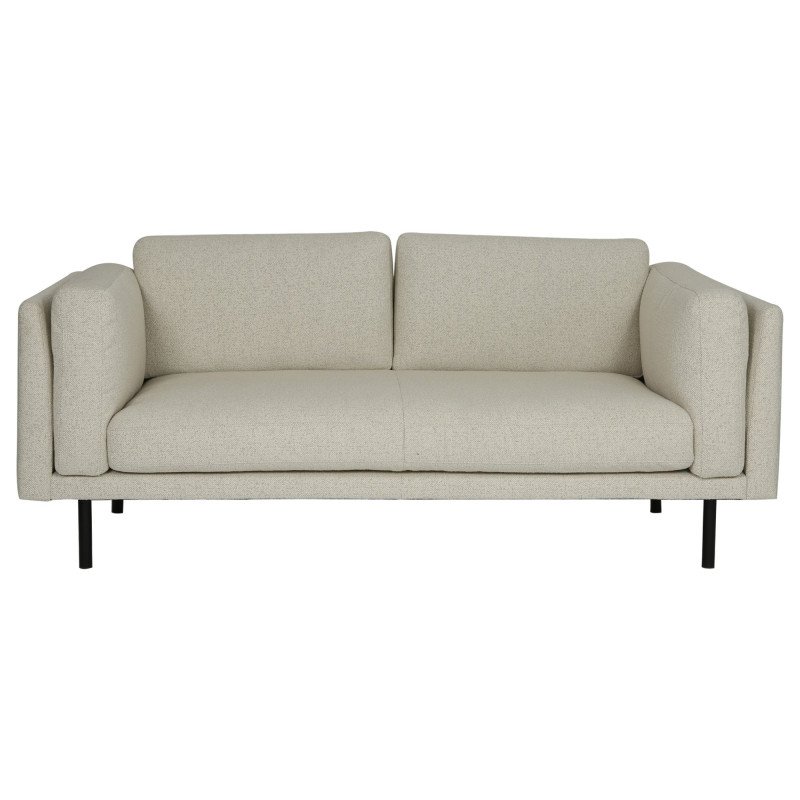 Canapé 2 places en tissu beige LIPOUR