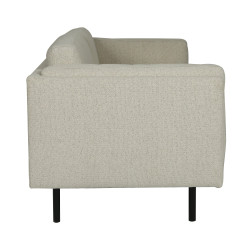 Canapé 2 places en tissu beige LIPOUR