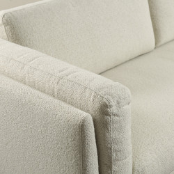 Canapé 2 places en tissu beige LIPOUR