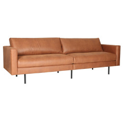 Canapé 2 places en tissu beige LIPOUR