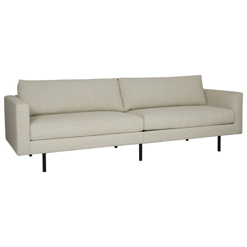 Canapé 2 places en tissu beige LIPOUR