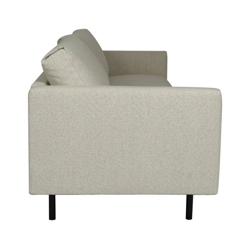 Canapé 2 places en tissu beige LIPOUR