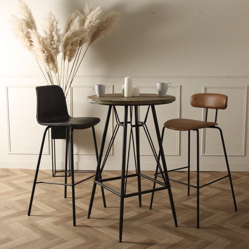 Lot 2 tabourets design BILBAO