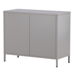 Buffet bas style industriel en métal 4 portes PARME