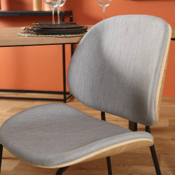 Chaise design scandinave naturelle-KARMA