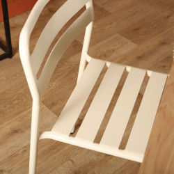 Chaise design en métal style industriel ODILE