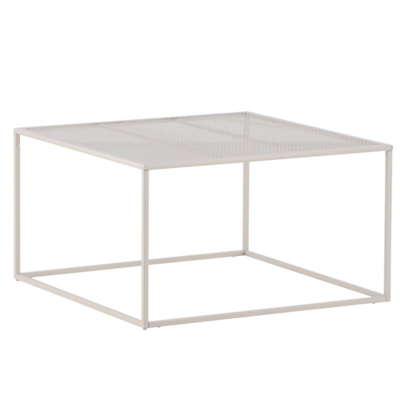 Table basse moderne en métal NETIA
